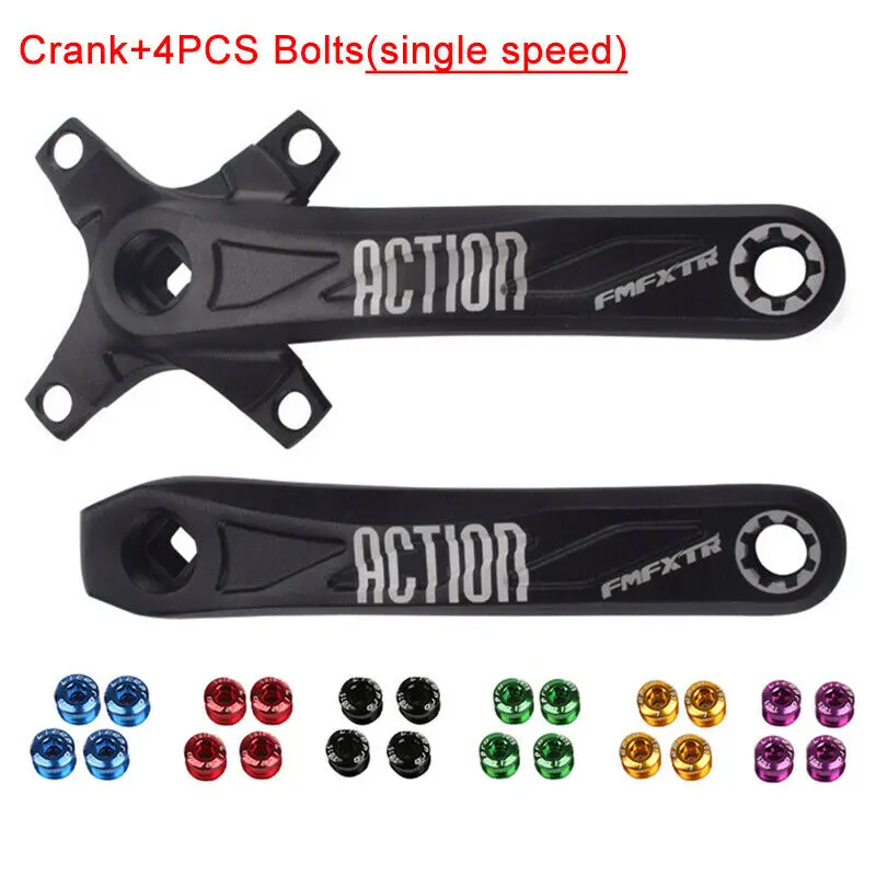 Кривошип горного велосипеда 170 мм алюминиевый сплав квадратный кривошипник