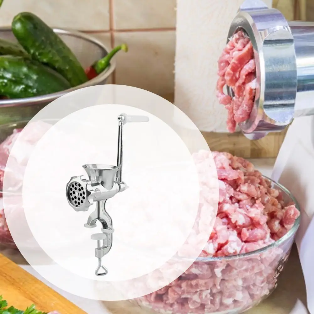 Ручная мясорубка металлическая устройство для приготовления колбасок