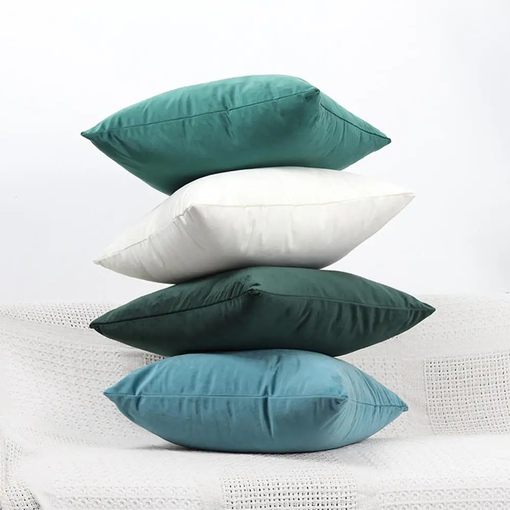 

Meijuner 26colors Luxury Velvet Cushion Cover Sofa Decorative Pillowcase Soft Solid Colors Cushion Covers Living Room Sofa Seat