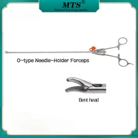 medical surgical laparoscopic v type needle holder forceps endoscope surgery instrument reusable medical traumatic pistol