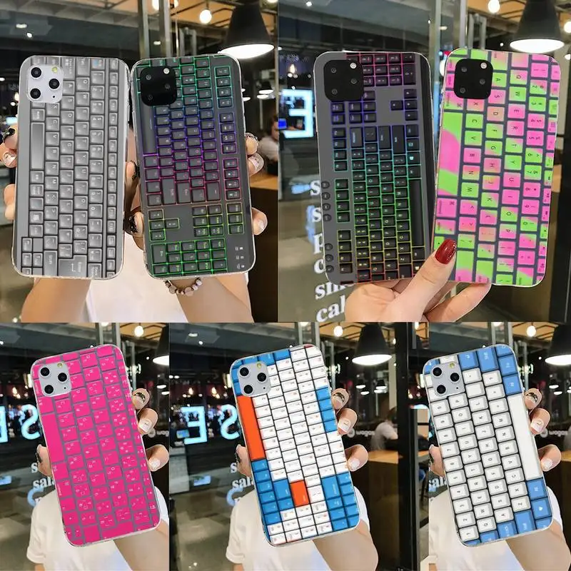 Стильный чехол с клавиатурой для iPhone 11 pro XS MAX 8 7 6 6S Plus X 5S SE 2020 XR|Бамперы| |