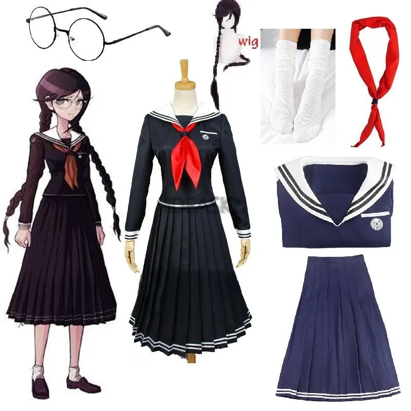 Аниме данганронпа данган-ронпа 2 Токо фукава Косплей Костюм Школьная форма