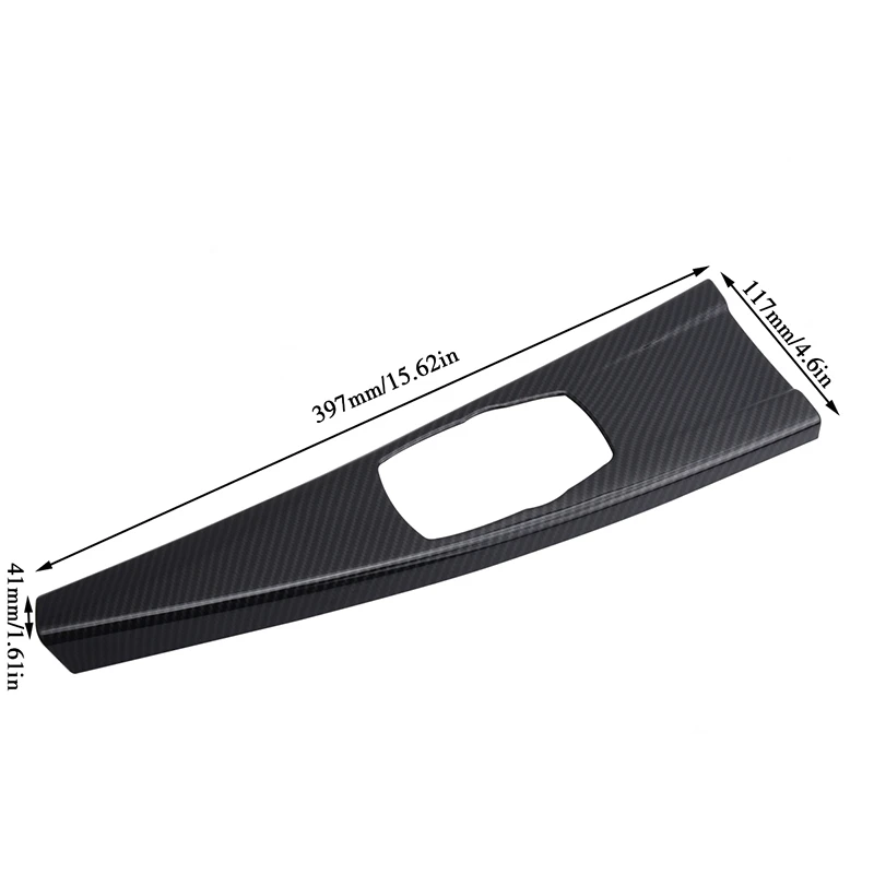 NS модифицирует интерьер автомобиля мультимедиа панель накладка ABS углеродного