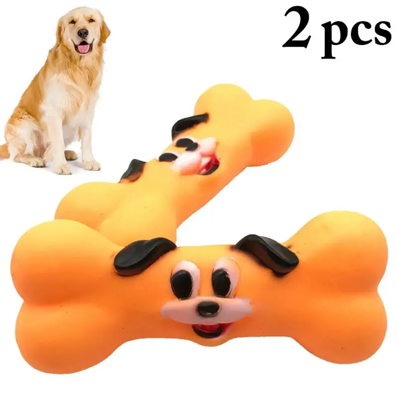 

2 предмета в комплекте скрипучий кости игрушка собака уход за кожей лица креативные кости укус собаки игрушки собаки режутся зубы игрушка с...