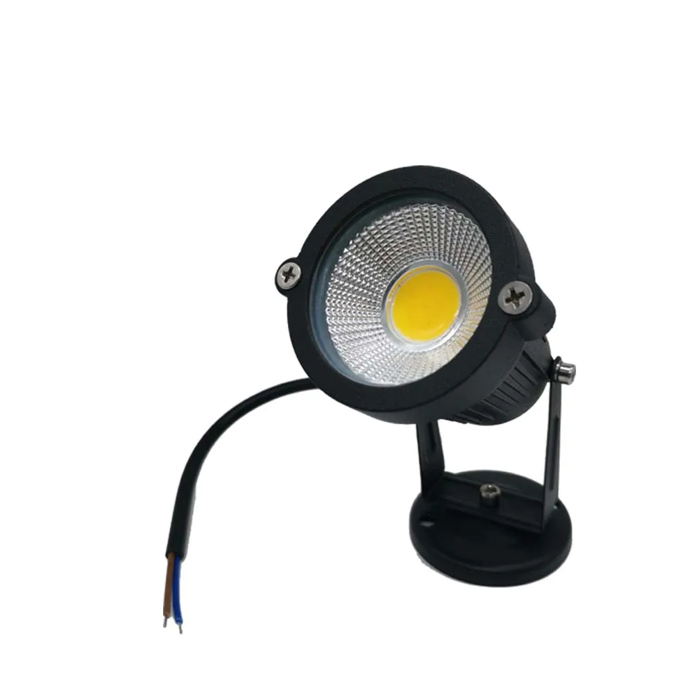 IP65 открытый сад светодиодный светильник 220V 110V 3W 5W 7W 9W COB светодиодный Газон Спайк светильник пруд путь пейзаж светодиодный прожектор светильник лампы