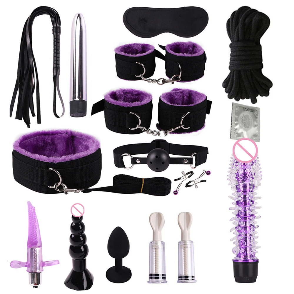 17 шт. сексуальное нижнее белье для бондажа секс игрушка Экзотический набор