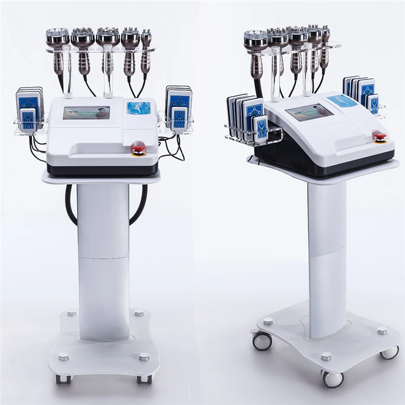 

6 in 1 Ultrasonic Liposuction 40K Cavitation Vacuum Tripolar Multipolar RF Diode laser Slimming radio frequency