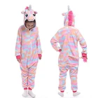 Новый Зимний фланелевый Рождественский костюм с капюшоном, пижамы в виде животных, комбинезон, детские пижамы, пижамы, Детская одежда для сна, комбинезон