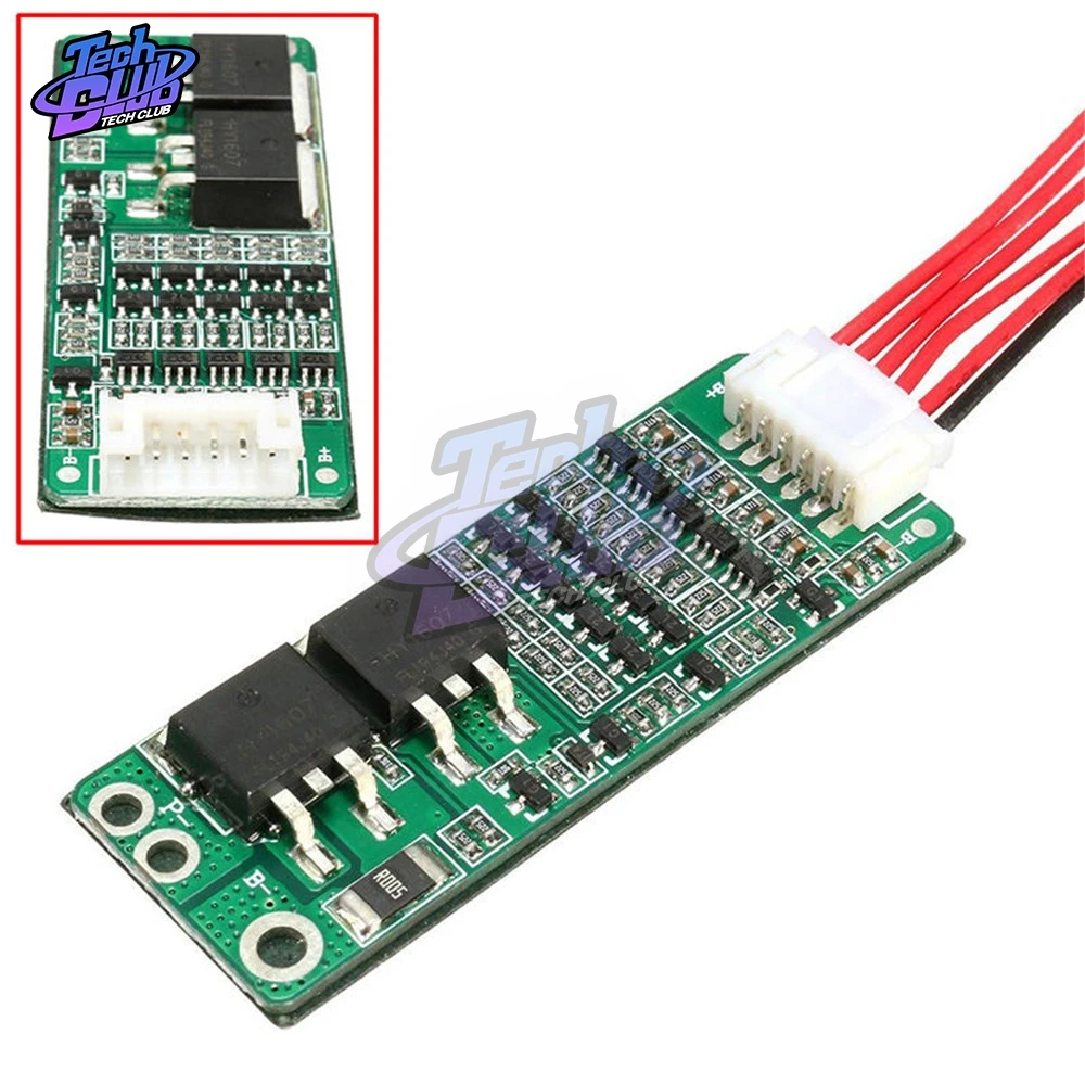 BMS 5S 15A 18V 21V 18650 Защитная плата зарядного устройства литий-ионного аккумулятора