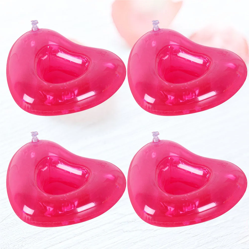 4 шт. плавающий поднос для бассейна подставка чашки держатели воды пива ПВХ