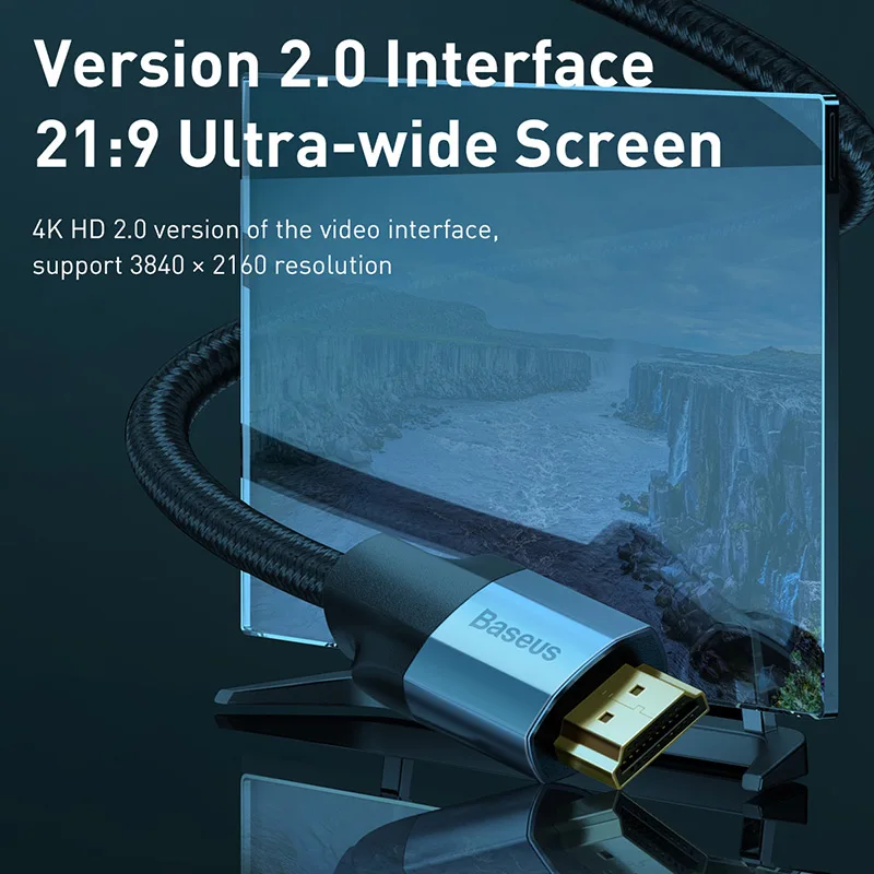 Кабель разветвитель Baseus 4K HD для 2 0 60HZ HDMI кабель переключатель телевизора проектор