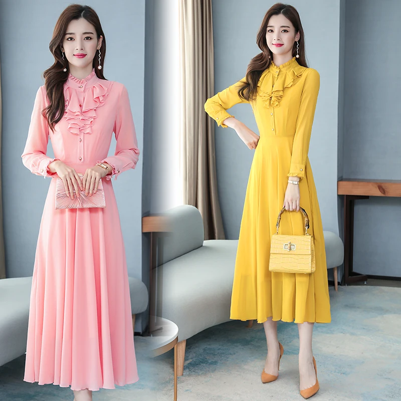 

Elegant Vintage Cute Long Dress Fashion Women Ladies Girl Robes Midi Slim Casual Birthday Party Cocktail Swing Slim Casual Dress