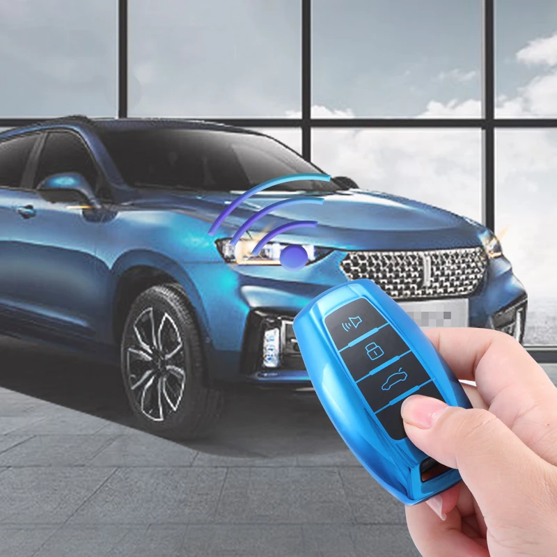 Чехол для автомобильного ключа из ТПУ устойчивый к царапинам полное покрытие Great