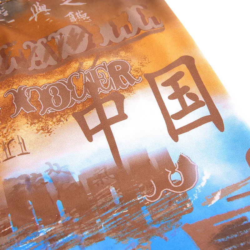 

DUOFAN Summer Wide Leg Pants Women Tie Dye 90s Y2K Vintage Print High Waisted Trousers Fashion Spring Streetwear Slim Pants