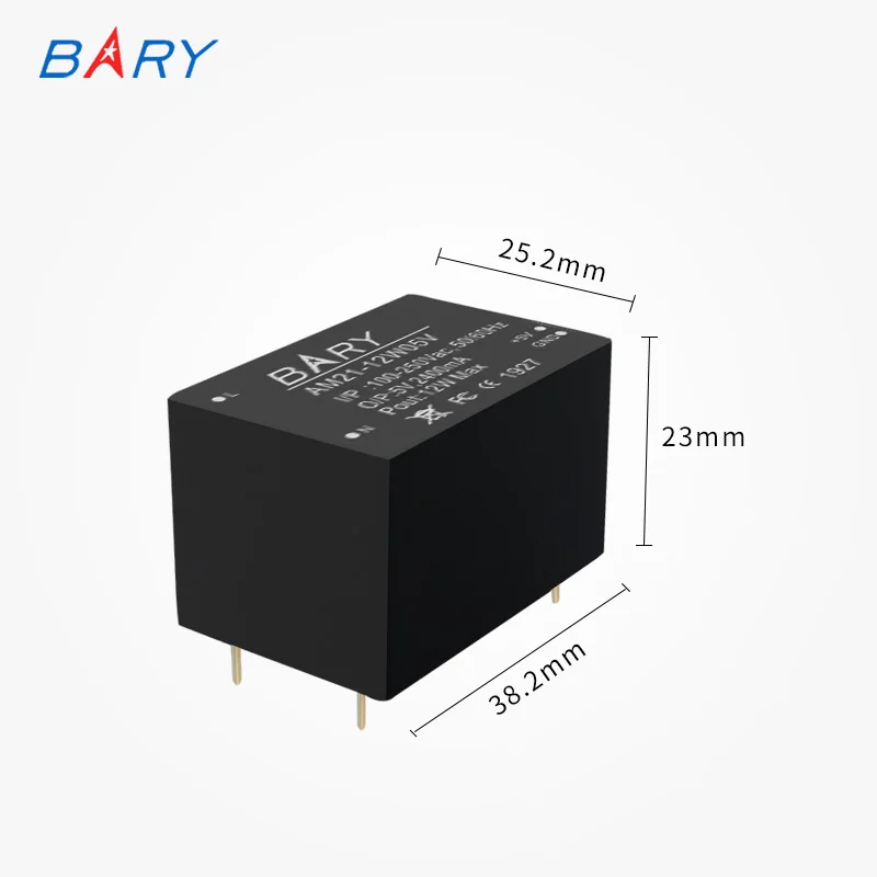 AC-DC понижающий модуль | 110V~ 220V до 5V 12V 24V | 12W 2.4A | Модуль питания переключателя | изолированный модуль | охранная сигнализация и т. Д