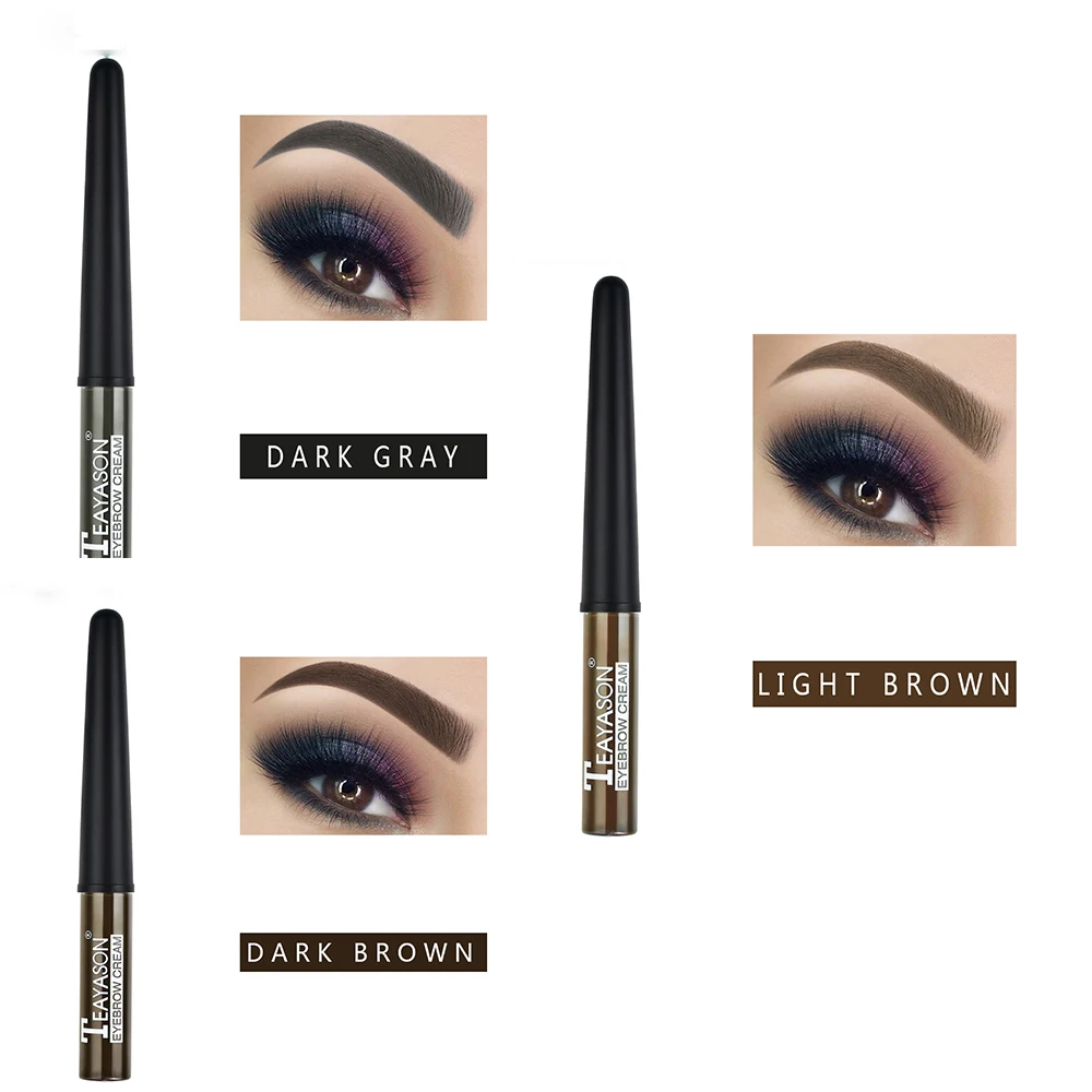 Гель для окрашивания бровей 3D устойчивый к пасте водостойкий тушь крем тени век