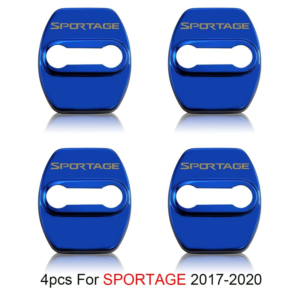 Автомобильный Дверной замок из нержавеющей стали для kia sportage 2010 2020 автомобильные