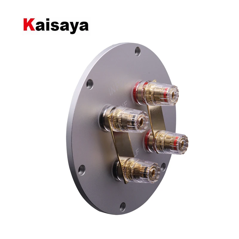 DIY круглый алюминиевый сплав чистая медь Клеммная чашка разъем типа банан