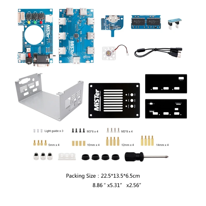 

Professional DIY Metal Case Kit for Mister FPGA IO Board Terasic DE10-Nano Part