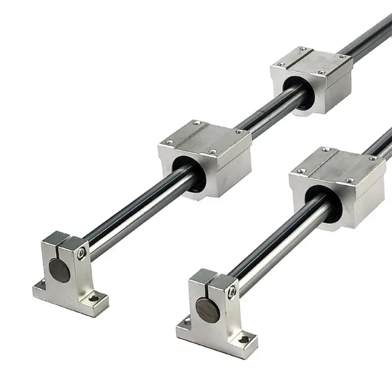 

Optical Axis Guide Bearing Housings Aluminum Rail Shaft Lead Screw Rod Slide Bushing Shaft Coupling Parts U4LA