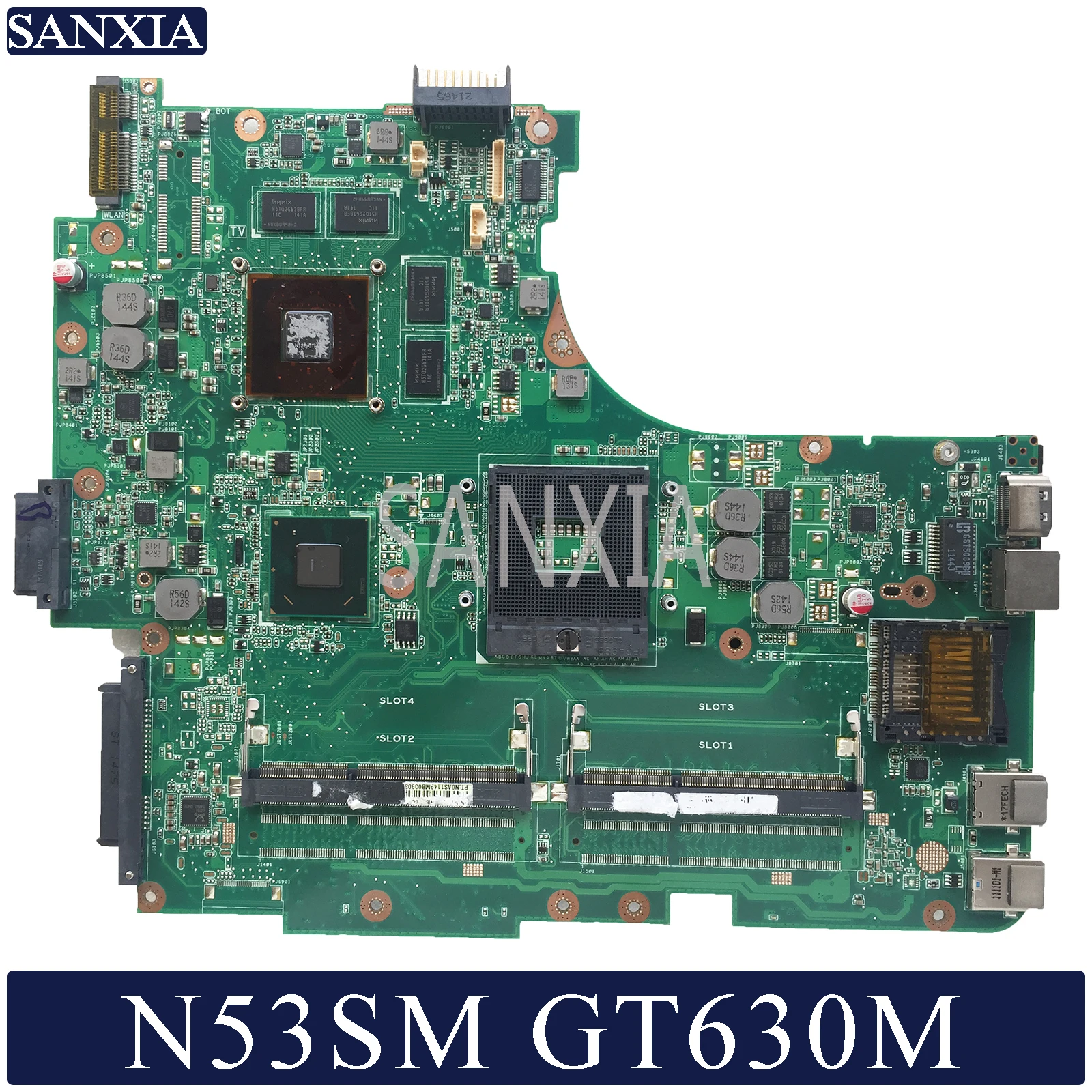 KEFU N53SV материнская плата для ноутбука ASUS N53SM N53SN N53S оригинальная материнская плата GT630M-2GB