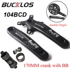 Шатун для горного велосипеда 9 Speed 104 BCD набор кривошипов 170 мм 223244T велосипедная цепь с нижним кронштейном