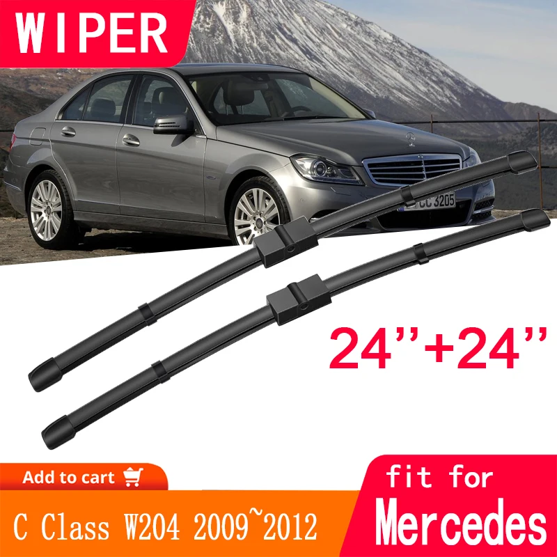 Автомобильная щетка стеклоочистителя для Mercedes Benz C Class W204 2009 ~ 2012 стеклоочистители