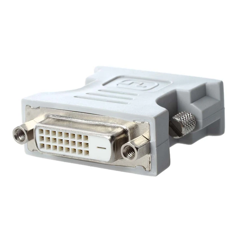 SODIAL(R) DVI-D Female to DVI-I Male PC Connector Adapter Converter |