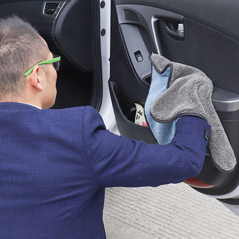 1 шт. 45 см x 38 супер толстые плюшевые микрофибры волос полотенца впитывающее