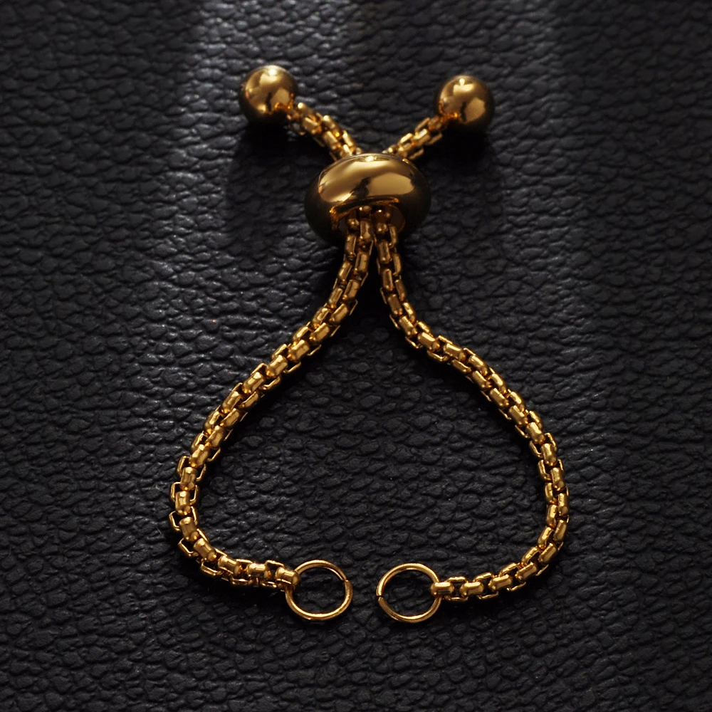 Регулируемая цепочка из нержавеющей стали, 20 шт./лот, 1,8 мм, для изготовления ювелирных изделий, 4,5/5 см