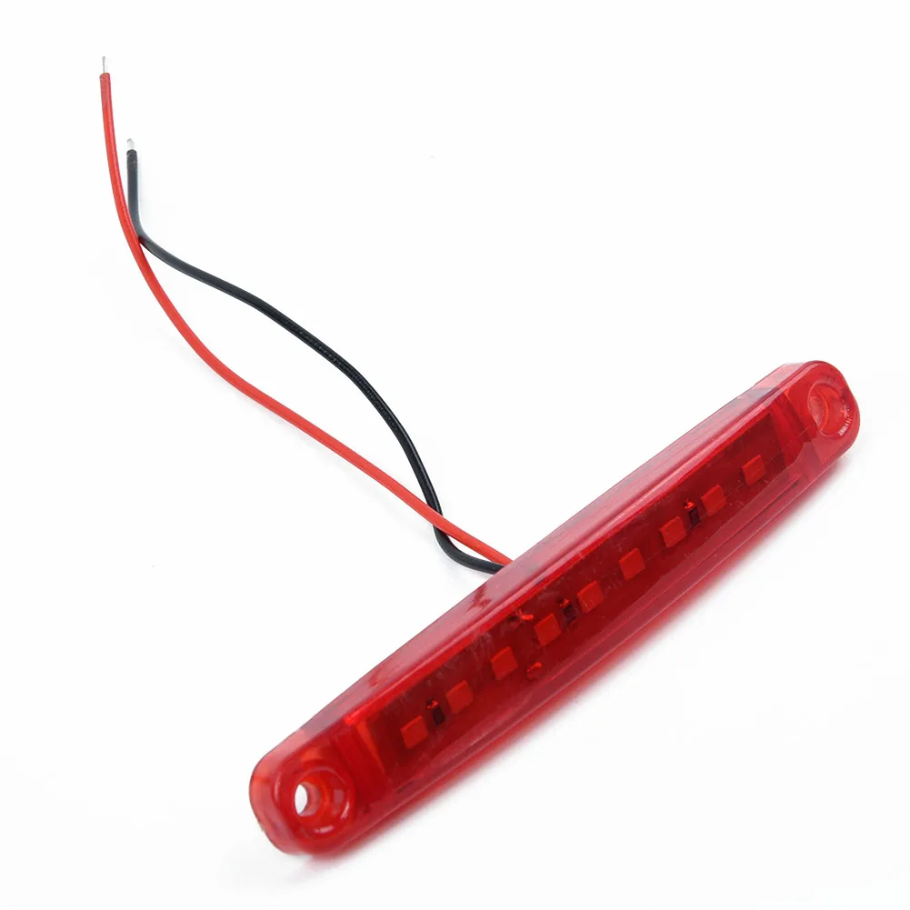 20 шт. в комплекте красный 9-светодиодный светильник для грузовиков s боковой