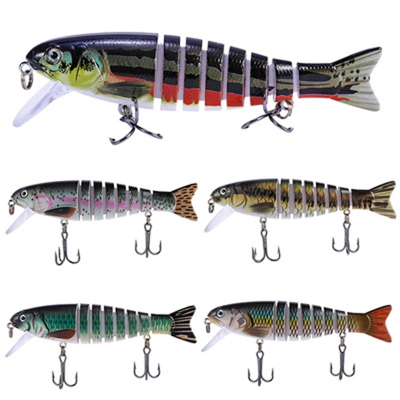 

New Multi-sectional Fish Road Sub-bait 10cm 17g Plastic Bionic Hard Bait Sea Fishing Fake Bait Bass Fishing Lure