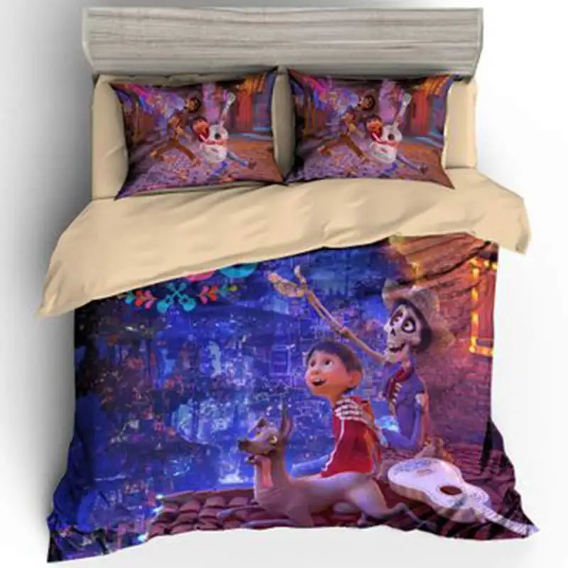 3 шт. 3D Холодное сердце с рисунком Детский Комплект постельного белья 140x210