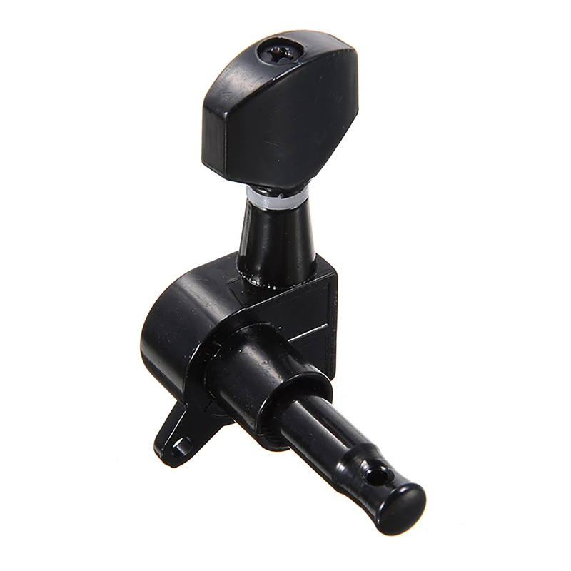 Колышки для электрогитары 6R тюнеры металлические черные головки струнных