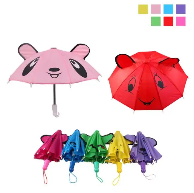 1 шт. дождевик с зонтиком Одежда для кукол 18 дюймов аксессуары американских