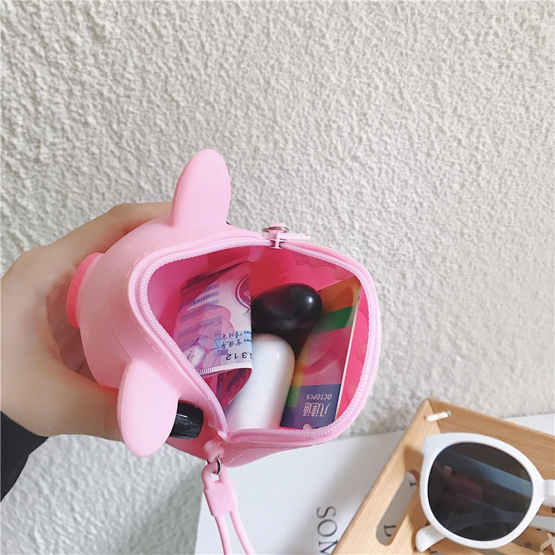 Миниатюрный мультяшный 3D кошелек для монет из силикагеля милый женский