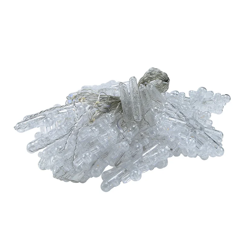 2 5 м светодиодная занавеска для сосульки сказочная гирлянда ac220в Снежинка