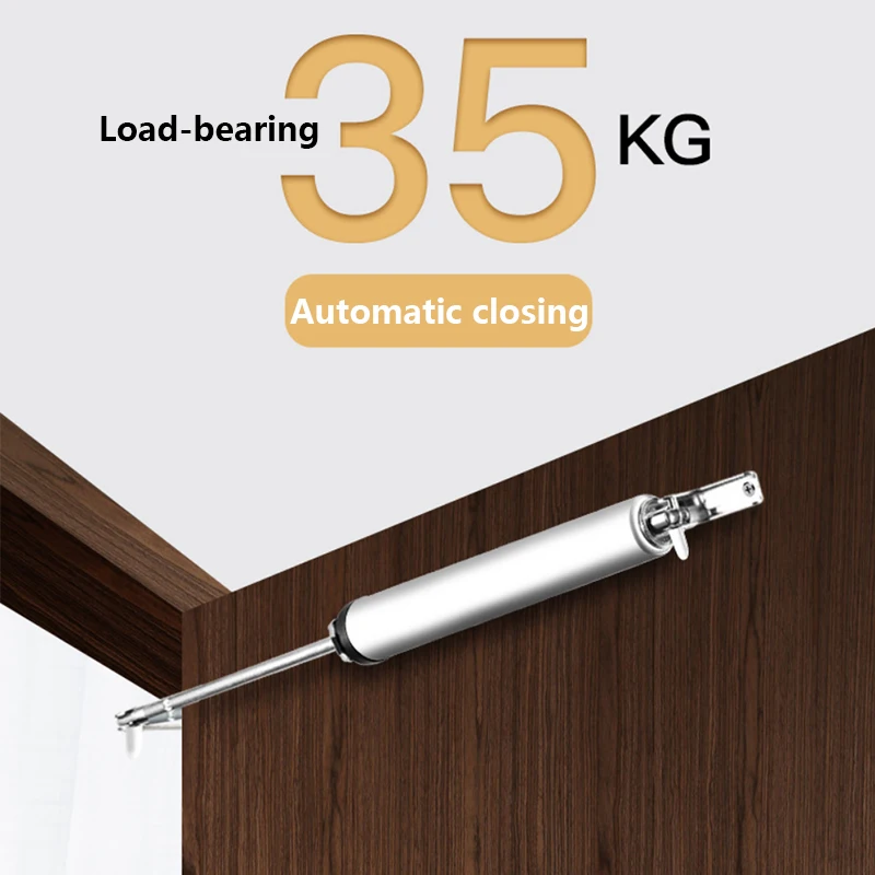 

General type Pneumatic Buffer Door Closer Automatic Door Closing Device for Residential Light Commercial Doors Aluminum Alloy