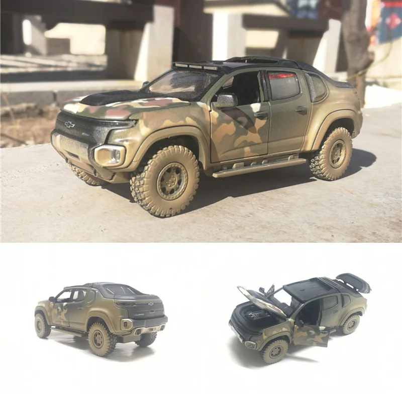 

1/32 COLORADO ZH2 Concept Off-Road Pickup Diecast Car Truck Toy Vehicles Car Model Alloy Collection Children Toys Gift Free Shi