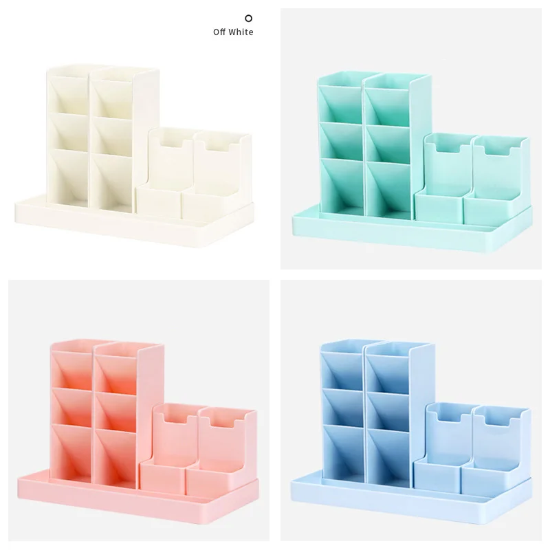

Large Capacity Cute Desk Accessories Pen Holder Pencil Storage Box Desktop Organizer Stand Case School Office Stationery