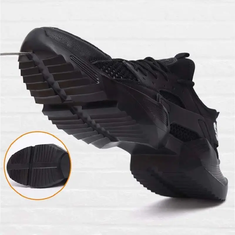 

Work Safety Shoes Men fashion sneakers Ultra-light soft bottom Male Construction Anti-smashing Breathable Mesh Work Boots