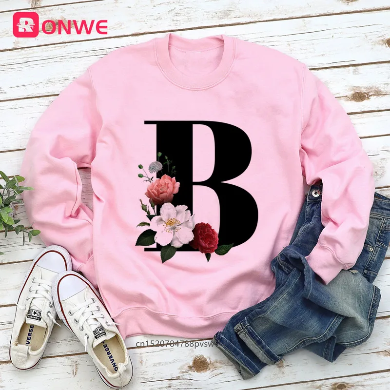 Женская комбинированная толстовка с надписью на заказ осенняя Толстовка для