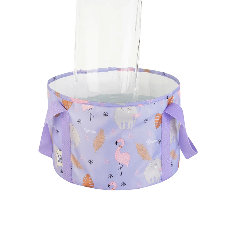 Портативный водонепроницаемый складной бассейн для путешествий мытья складное