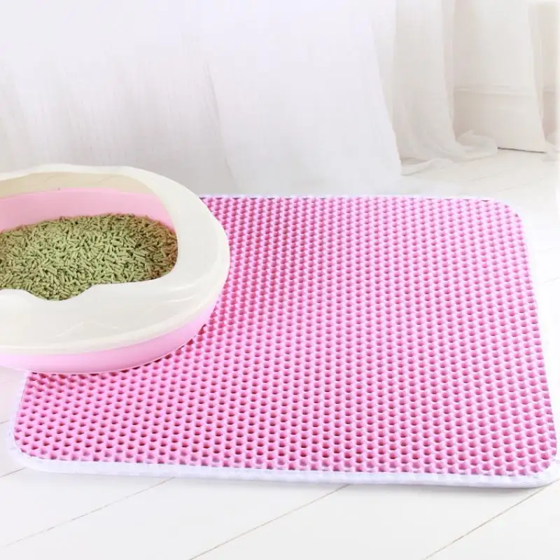 

Pet Cat Litter Mat Double Layer Litter Cat Bed Pads Trapping Pets Litter Box Mat Pet Product Bed for Cats House Clean Mat
