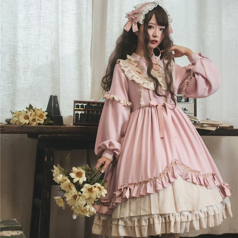 Готическое платье в стиле &quotЛолита&quot уличное модное женское для косплея