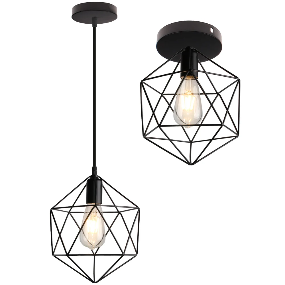 

American Rustic Industrial Pendant Lights Kitchen Island Hanging Lamp Modern Ceiling Lighting Fixtures Nordic Minimalist Lamp
