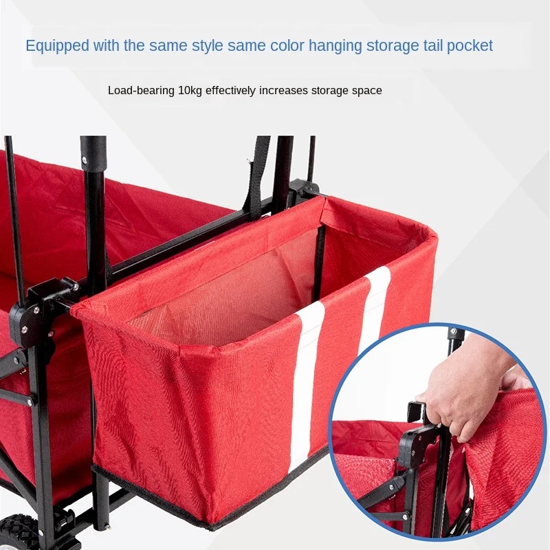 Тележка для багажа складывающаяся портативная покупок супермаркет домашний