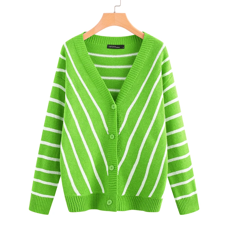 Женский свитер с v-образным вырезом и длинным рукавом повседневный осенний