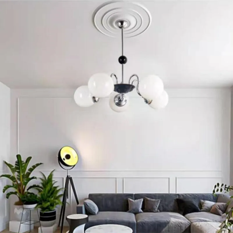 

Modern Living Room Chandelier Lighting Nordic Glass BaLL Light Fixture Gold/Chrome Chandelier Lamp Luster Luminaire Lampara