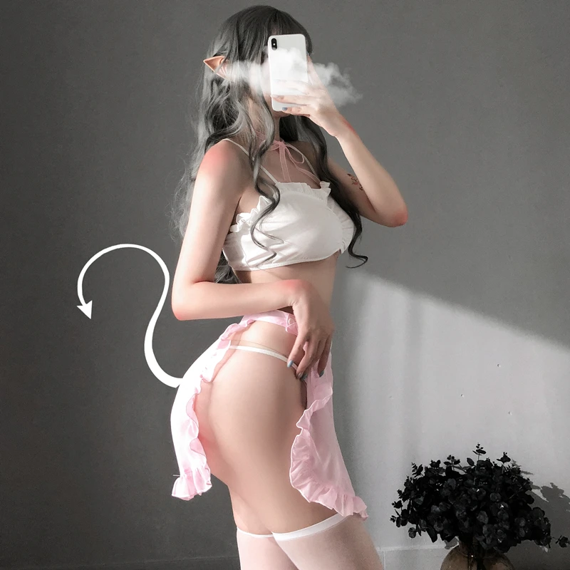 Сексуальная аниме школьная девушка эротический наряд для женщины